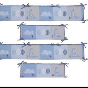 Lambs and Ivy Dino Crib Bumper